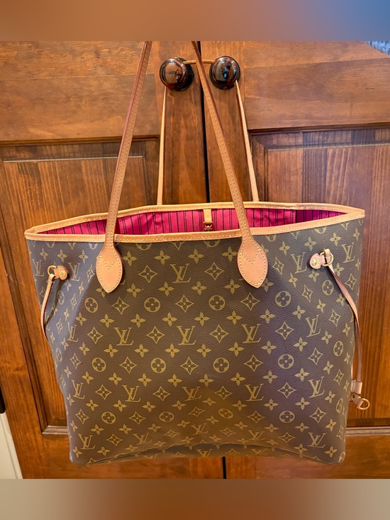 Louis Vuitton Handbags - Louis Vuitton Neverfull GM Monogram Pivoine Interior with Pochette and Tan Trim